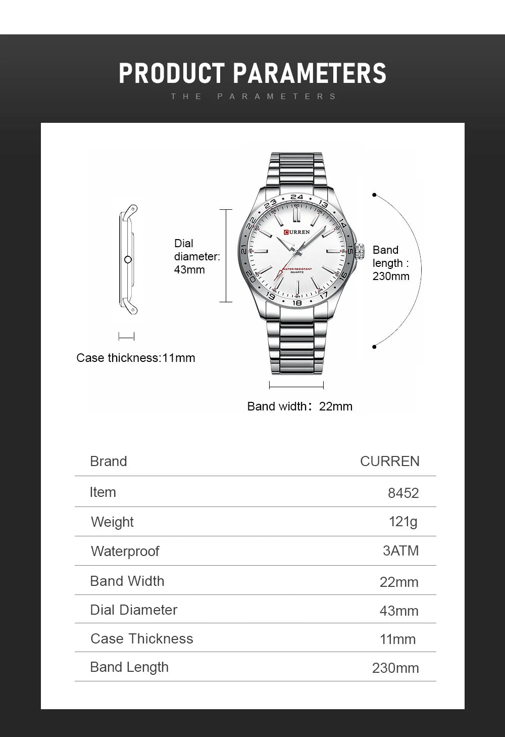 CURREN Men Fashion Ultra Thin Watches Simple Men Business Stainless Steel Quartz Watch Casual Watch For Man Relogio Masculino