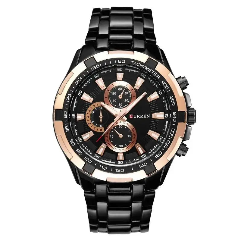 CURREN 8023 Quartz Watch Men Waterproof Sport Military Watches Mens Business Stainless Steel Wristwatch Male Clock reloj hombre