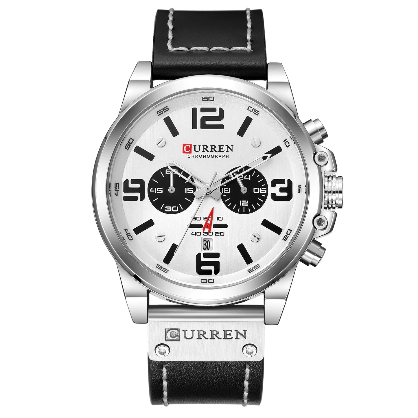 Curren 8314 Men Watch Business Leather Quartz Waterproof Six Needle Date Casual Fashion Luxury Relogio Masculino