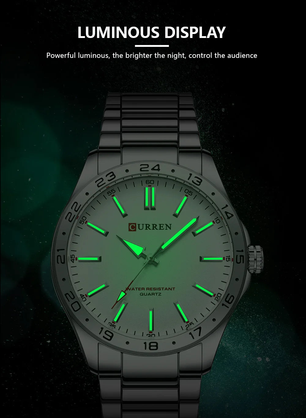CURREN Men Fashion Ultra Thin Watches Simple Men Business Stainless Steel Quartz Watch Casual Watch For Man Relogio Masculino