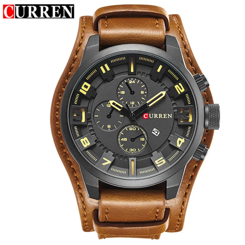 CURREN Men's Watches Top Brand Luxury Fashion&Casual Business Quartz Watch Date Waterproof Wristwatch Relogio Masculino