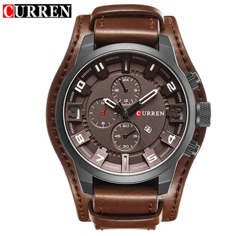 CURREN Men's Watches Top Brand Luxury Fashion&Casual Business Quartz Watch Date Waterproof Wristwatch Relogio Masculino