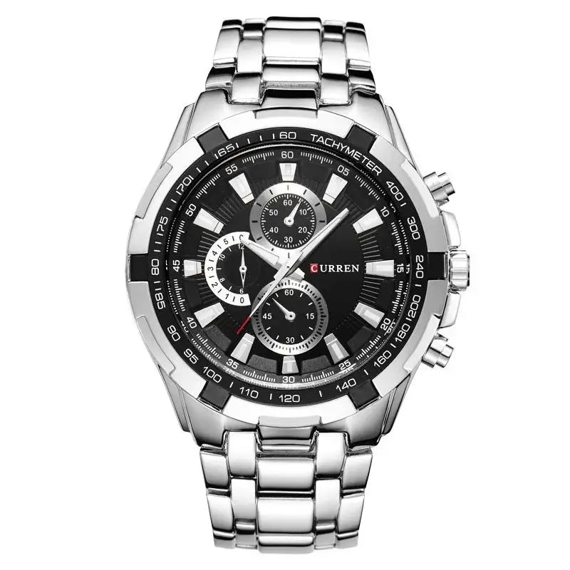 CURREN 8023 Quartz Watch Men Waterproof Sport Military Watches Mens Business Stainless Steel Wristwatch Male Clock reloj hombre