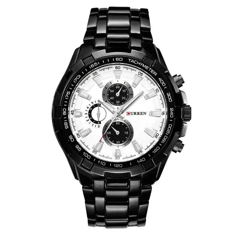 CURREN 8023 Quartz Watch Men Waterproof Sport Military Watches Mens Business Stainless Steel Wristwatch Male Clock reloj hombre