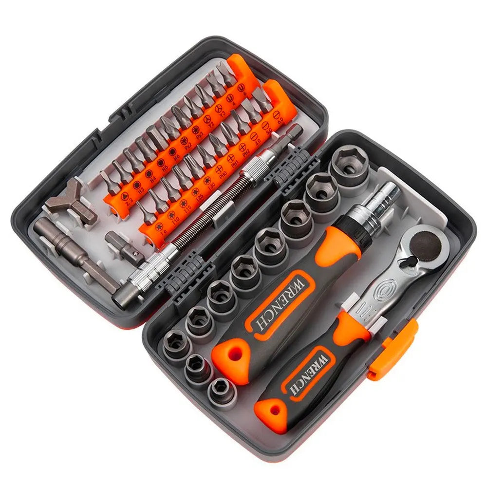 38Pcs Ratchet Screwdriver Set Household Combination Toolbox Hardware Magnetic Screw Driver Kit Bits Torx Screwdrivers