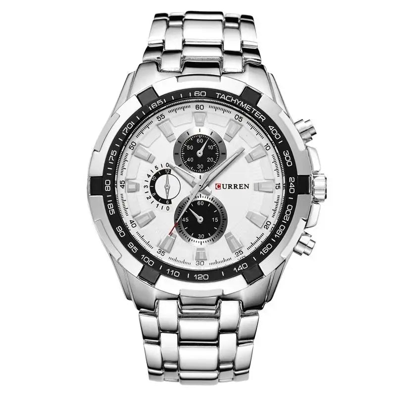 CURREN 8023 Quartz Watch Men Waterproof Sport Military Watches Mens Business Stainless Steel Wristwatch Male Clock reloj hombre