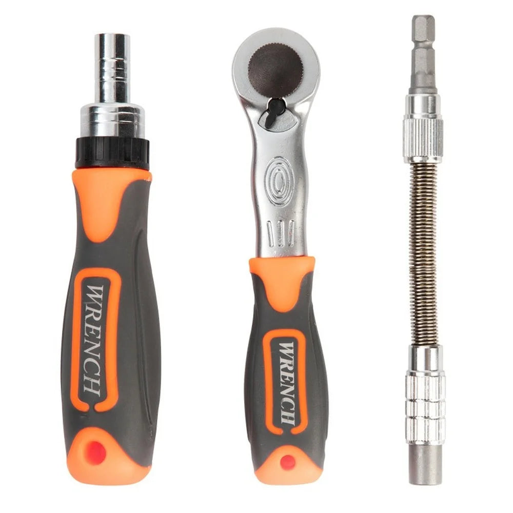 38Pcs Ratchet Screwdriver Set Household Combination Toolbox Hardware Magnetic Screw Driver Kit Bits Torx Screwdrivers