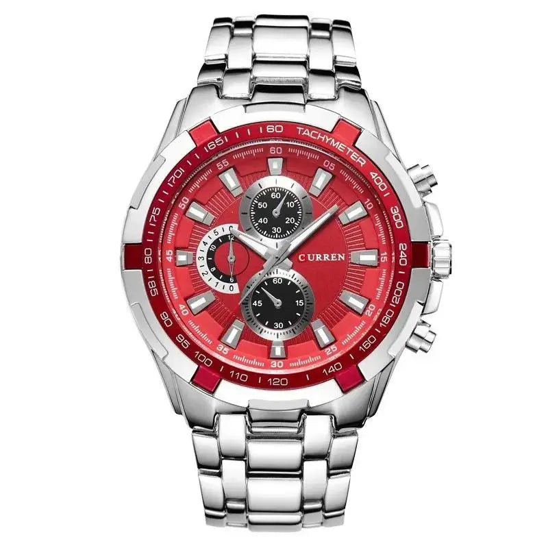 CURREN 8023 Quartz Watch Men Waterproof Sport Military Watches Mens Business Stainless Steel Wristwatch Male Clock reloj hombre