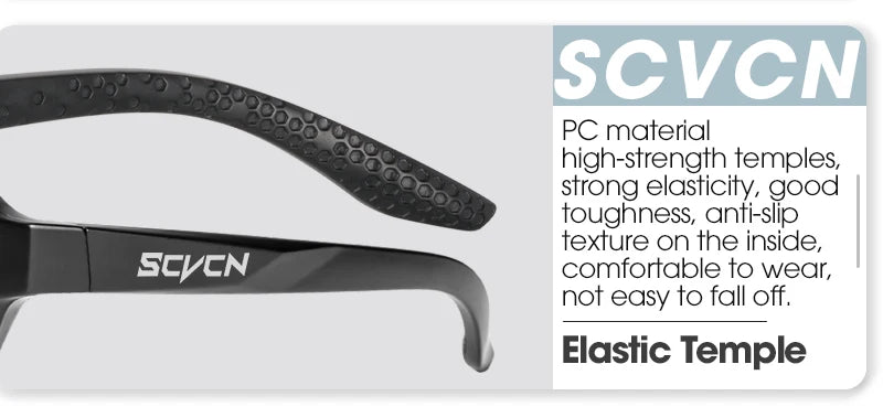SCVCN Sports Men UV400 Sunglasses Cycling Glasses Runing Cycl Camp Bike Eyewear MTB Outdoor Goggles Bicycle Women Hunting