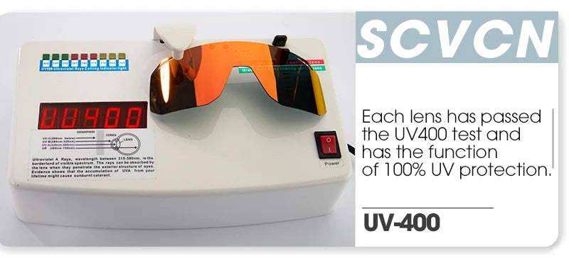 SCVCN Sports Men UV400 Sunglasses Cycling Glasses Runing Cycl Camp Bike Eyewear MTB Outdoor Goggles Bicycle Women Hunting