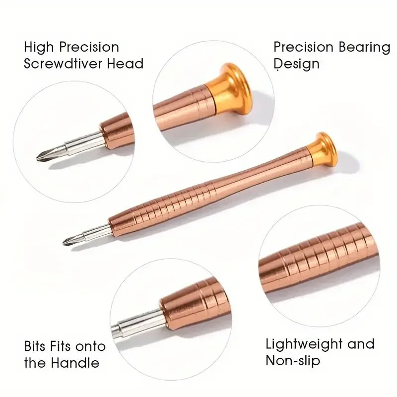 1 Set Precision Screwdriver Set 25 In 1 Repair Tool Kit Small Screwdriver Set Star/Y-type/Flat-blade/Triangle Screwdrivers F