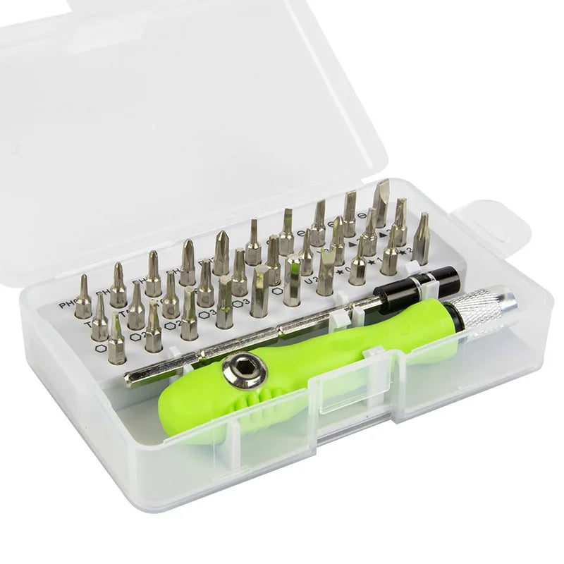 Cross Border Special 32 In 1 Multi-functional for Mobile Phone Repair Tool Hardware Screwdriver Combination Mini Screwdriver Set