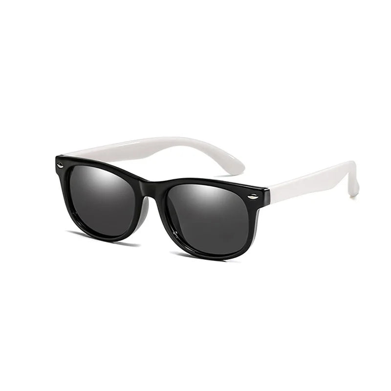 Polarized Kids Sunglasses TR90 Silicone Gel Frame Classic Square Children Sun Glasses Girls Boys Multi Color Baby Goggles UV400