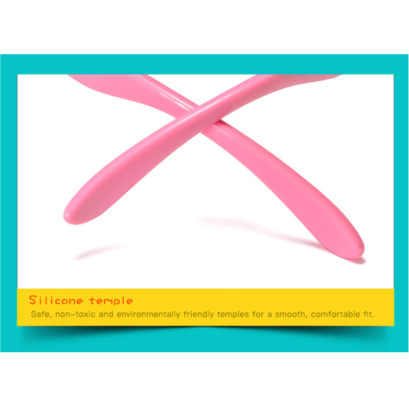 Polarized Kids Sunglasses TR90 Silicone Gel Frame Classic Square Children Sun Glasses Girls Boys Multi Color Baby Goggles UV400