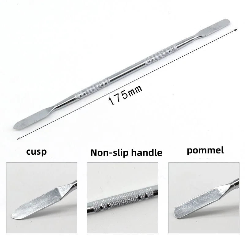 3PCS Repair Opening Pry Hand Tool Kit Blade Smart Phone Tablet PC Metal Spudger Disassemble Tools Set