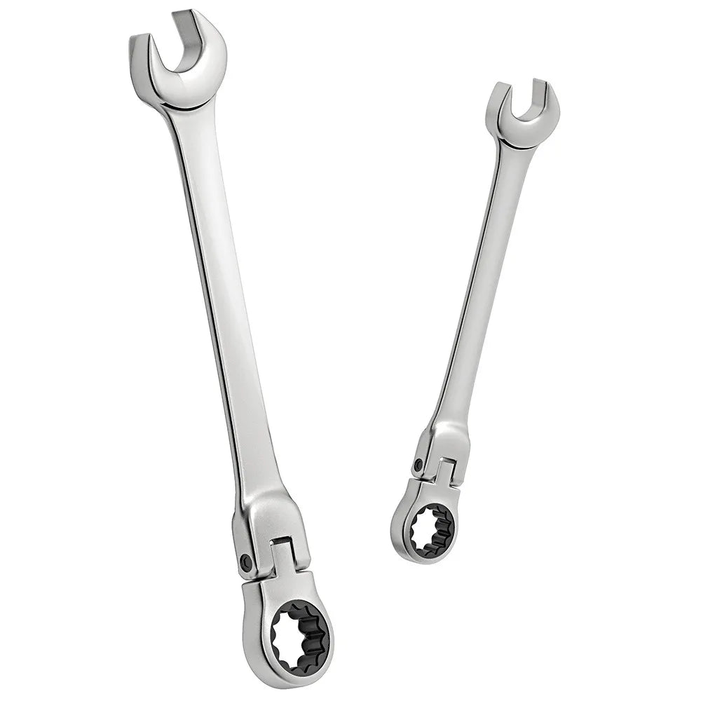 Flex-head Ratcheting Wrench Set,1Pcs Metric 6-24mm Chrome Vanadium Steel Universal Spanners for Car Repair Hand Tools