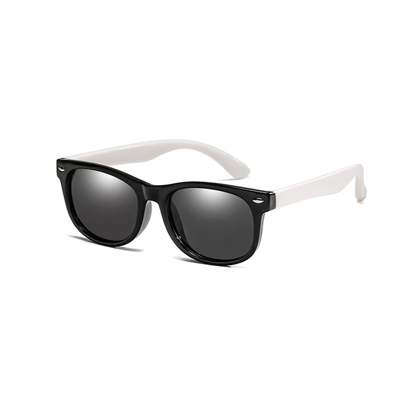 Polarized Kids Sunglasses TR90 Silicone Gel Frame Classic Square Children Sun Glasses Girls Boys Multi Color Baby Goggles UV400