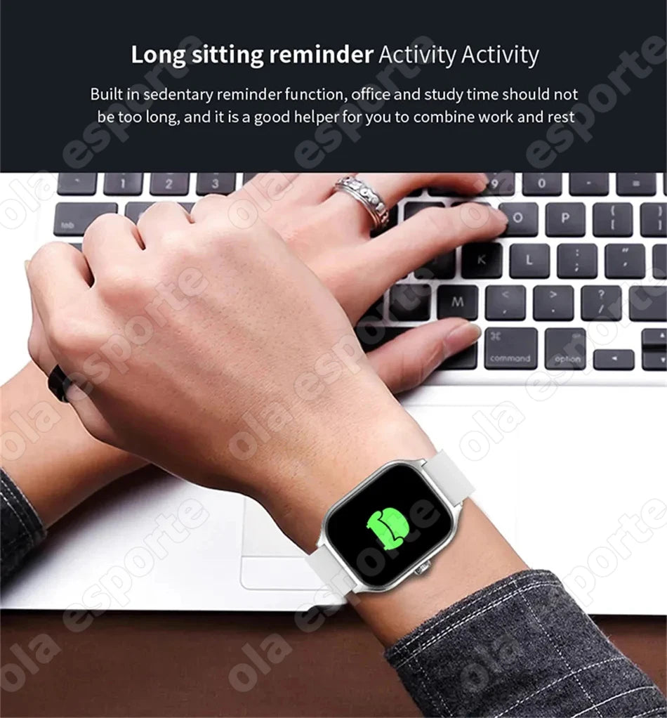 Smart Watch GTS Men Women 1.77 Full Touch Screen Sports Fitness Watch Bluetooth Call Android Phone Digital Multidial Smartwatch