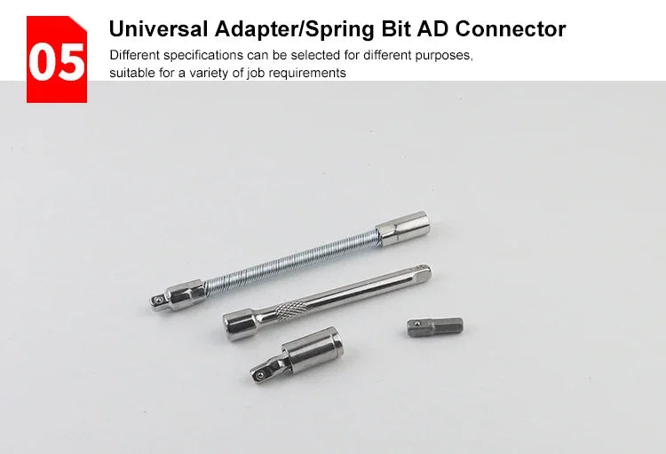46/53 Piece/Set 1/4-Inch Socket Set Car Repair Tool Ratchet Torque Wrench Combo Auto Repairing Tool Set NEW Car Repair Tool Kit