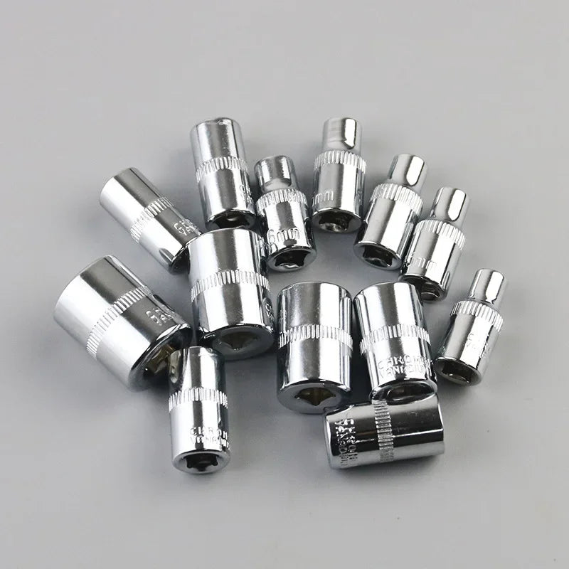46/53 Piece/Set 1/4-Inch Socket Set Car Repair Tool Ratchet Torque Wrench Combo Auto Repairing Tool Set NEW Car Repair Tool Kit
