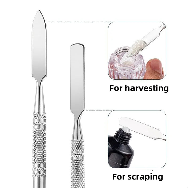 3PCS Repair Opening Pry Hand Tool Kit Blade Smart Phone Tablet PC Metal Spudger Disassemble Tools Set