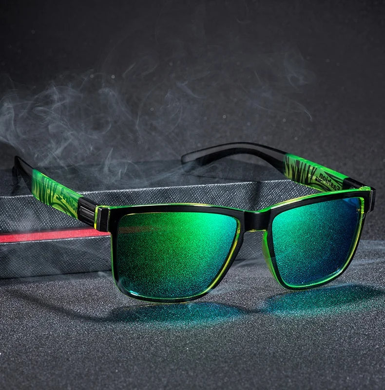 Fashionable Men Women Polarized Sunglasses Luxury Brand Designer Sun Glasses Vintage Square Driving Fishing UV400 Man Eyewear