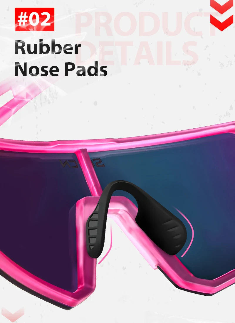 SCVCN New Outdoor Cycling Sunglasses Men Road Driving Bike Glasses  Sports Mountain Climbing Women Bicycle Cycling UV400 Goggles