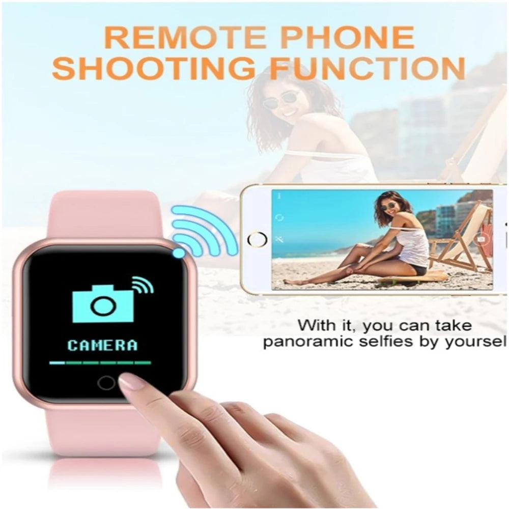 Smart Watch For Men Women Wristwatch Bluetooth Connect Phone Music Player Fitness Sport Bracelet Health Monitor Digital Watches
