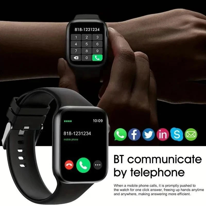 T168 Wireless Calling Smart Watch Make Answer Call Full Touch Sport Fitness SmartWatch For Women Men